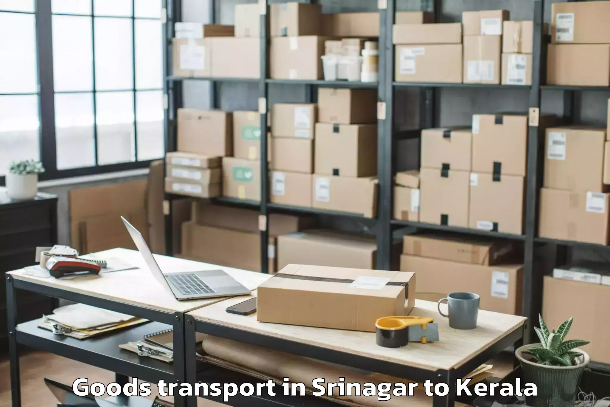 Reliable Srinagar to Alathur Malabar Goods Transport